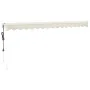 Toldo retráctil automático color crema 4x3 m by , Awnings - Ref: Foro24-3154478, Price: 338,90 €, Discount: %