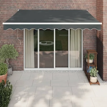 Toldo retráctil automático gris antracita 3x2,5 m de , Toldos - Ref: Foro24-3154486, Precio: 263,45 €, Descuento: %