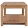Mesa de centro de madera maciza de teca 100x50x40 cm by , Coffee table - Ref: Foro24-282849, Price: 171,30 €, Discount: %