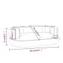 Cama para perros de espuma cuero sintético marrón 88x65 cm de , Camas para perros - Ref: Foro24-171321, Precio: 87,81 €, Desc...