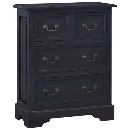 Cajonera de madera maciza de caoba negro claro café by , Drawers - Ref: Foro24-288835, Price: 190,19 €, Discount: %