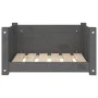 Cama para perros madera maciza de pino gris 55,5x45,5x28 cm de , Camas para perros - Ref: Foro24-821444, Precio: 53,25 €, Des...