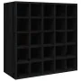 Botellero de madera maciza de pino negro 56x25x56 cm de , Armarios para vino y licores - Ref: Foro24-821541, Precio: 103,03 €...