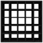 Botellero de madera maciza de pino negro 56x25x56 cm de , Armarios para vino y licores - Ref: Foro24-821541, Precio: 103,03 €...