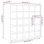 Botellero de madera maciza de pino negro 56x25x56 cm de , Armarios para vino y licores - Ref: Foro24-821541, Precio: 103,03 €...