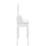 Juego de tocador y taburete madera paulownia blanco 75x69x140cm de , Tocadores para dormitorios - Ref: Foro24-289314, Precio:...