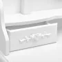 Juego de tocador y taburete madera paulownia blanco 75x69x140cm de , Tocadores para dormitorios - Ref: Foro24-289314, Precio:...