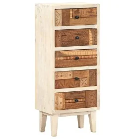 Cajonera de madera maciza reciclada 45x30x105 cm by , Lockers and storage cabinets - Ref: Foro24-286537, Price: 270,23 €, Dis...