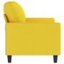 Sofá de 2 plazas de tela amarillo claro 120 cm de , Sofás - Ref: Foro24-359160, Precio: 193,88 €, Descuento: %