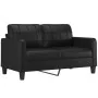 Juego de sofás con cojines 2 piezas cuero sintético negro de , Sofás - Ref: Foro24-3201368, Precio: 443,19 €, Descuento: %