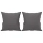 Juego de sofás con cojines 3 piezas cuero sintético gris de , Sofás - Ref: Foro24-3201375, Precio: 454,25 €, Descuento: %