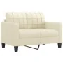 Juego de sofás con cojines 3 piezas cuero sintético color crema de , Sofás - Ref: Foro24-3201394, Precio: 503,76 €, Descuento: %