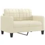 Juego de sofás con cojines 4 piezas cuero sintético color crema by , Sofas - Ref: Foro24-3201354, Price: 642,06 €, Discount: %
