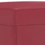 Juego de sofás con cojines 3 piezas cuero sintético rojo tinto de , Sofás - Ref: Foro24-3201768, Precio: 483,79 €, Descuento: %