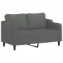 Juego de sofás con cojines 3 piezas tela gris oscuro by , Sofas - Ref: Foro24-3201827, Price: 484,71 €, Discount: %