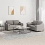 Juego de sofás con cojines 2 piezas tela gris taupe de , Sofás - Ref: Foro24-3201825, Precio: 443,95 €, Descuento: %
