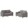 Juego de sofás con cojines 2 piezas tela gris taupe de , Sofás - Ref: Foro24-3201825, Precio: 443,95 €, Descuento: %