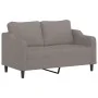 Juego de sofás con cojines 2 piezas tela gris taupe de , Sofás - Ref: Foro24-3201825, Precio: 443,95 €, Descuento: %