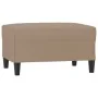 Juego de sofás con cojines 4 piezas cuero sintético capuchino by , Sofas - Ref: Foro24-3201749, Price: 618,00 €, Discount: %