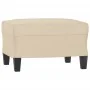 Juego de sofás con cojines 3 piezas tela microfibra crema de , Sofás - Ref: Foro24-3202336, Precio: 538,29 €, Descuento: %