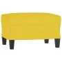 Juego de sofás con cojines 3 piezas tela amarillo claro de , Sofás - Ref: Foro24-3201831, Precio: 490,03 €, Descuento: %