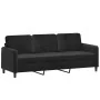 Juego de sofás con cojines 2 piezas terciopelo negro de , Sofás - Ref: Foro24-3202039, Precio: 509,06 €, Descuento: %