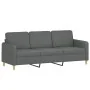Juego de sofás con cojines 4 piezas tela gris oscuro von , Sofas - Ref: Foro24-3202079, Preis: 695,50 €, Rabatt: %