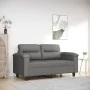 Sofá de 2 plazas de tela de microfibra gris oscuro 120 cm de , Sofás - Ref: Foro24-359557, Precio: 242,53 €, Descuento: %