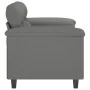 Sofá de 2 plazas de tela de microfibra gris oscuro 120 cm de , Sofás - Ref: Foro24-359557, Precio: 242,53 €, Descuento: %