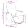 Sillón reclinable masaje con reposapiés cuero sintético marrón de , Sillones - Ref: Foro24-356554, Precio: 234,15 €, Descuent...