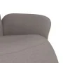 Sillón reclinable con reposapiés tela gris taupe de , Sillones - Ref: Foro24-356606, Precio: 235,79 €, Descuento: %