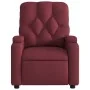 Sillón reclinable de tela rojo tinto de , Sillones - Ref: Foro24-372482, Precio: 195,19 €, Descuento: %