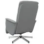 Sillón reclinable con reposapiés tela gris claro de , Sillones - Ref: Foro24-356561, Precio: 206,14 €, Descuento: %