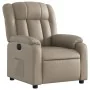 Sillón reclinable eléctrico de cuero sintético color capuchino de , Sillones - Ref: Foro24-3205256, Precio: 277,88 €, Descuen...