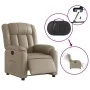 Sillón reclinable eléctrico de cuero sintético color capuchino de , Sillones - Ref: Foro24-3205256, Precio: 277,88 €, Descuen...