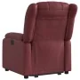 Sillón reclinable elevable cuero artificial rojo tinto de , Sillones - Ref: Foro24-3205268, Precio: 331,31 €, Descuento: %