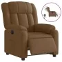 Sillón reclinable eléctrico de tela marrón de , Sillones - Ref: Foro24-3205296, Precio: 278,59 €, Descuento: %