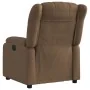 Sillón reclinable eléctrico de tela marrón de , Sillones - Ref: Foro24-3205296, Precio: 278,59 €, Descuento: %