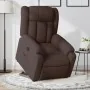 Sillón eléctrico reclinable elevable de tela marrón oscuro de , Sillones - Ref: Foro24-3205345, Precio: 357,99 €, Descuento: %