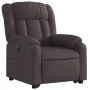 Sillón eléctrico reclinable elevable de tela marrón oscuro de , Sillones - Ref: Foro24-3205345, Precio: 357,99 €, Descuento: %