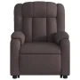 Sillón eléctrico reclinable elevable de tela marrón oscuro de , Sillones - Ref: Foro24-3205345, Precio: 357,99 €, Descuento: %