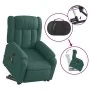 Sillón masaje eléctrico reclinable elevable tela verde oscuro de , Sillones - Ref: Foro24-3205358, Precio: 383,76 €, Descuent...
