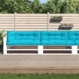 Cojines para asiento de palets 5 piezas tela turquesa de , Cojines para sillas y sofás - Ref: Foro24-3217143, Precio: 150,71 ...