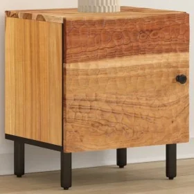 Mesita de noche de madera maciza de acacia 40x33x46 cm de , Mesitas de noche - Ref: Foro24-356851, Precio: 52,18 €, Descuento: %