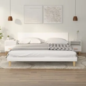 Mesitas de noche 2 unidades color blanco 40x35x47 cm de , Mesitas de noche - Ref: Foro24-812007, Precio: 80,89 €, Descuento: %