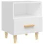 Mesitas de noche 2 unidades color blanco 40x35x47 cm de , Mesitas de noche - Ref: Foro24-812007, Precio: 80,89 €, Descuento: %