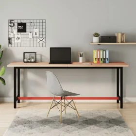 Banco de trabajo madera maciza de haya y metal 200x55x81,5 cm by , Work tables - Ref: Foro24-3188907, Price: 245,34 €, Discou...