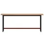 Banco de trabajo madera maciza de haya y metal 200x55x81,5 cm de , Mesas de trabajo - Ref: Foro24-3188907, Precio: 245,34 €, ...