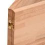Banco de trabajo madera maciza de haya y metal 200x55x81,5 cm de , Mesas de trabajo - Ref: Foro24-3188907, Precio: 245,34 €, ...