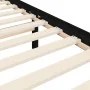 Estructura de cama con cabecero madera maciza negro 200x200 cm de vidaXL, Camas y somieres - Ref: Foro24-3194465, Precio: 174...